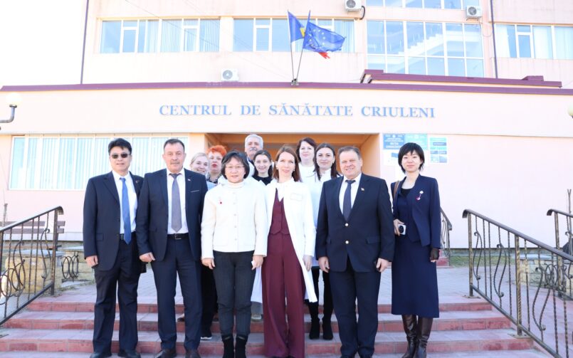 Ambasadoarea Republicii Populare Chineze în Republica Moldova, Zhihua Dong, a efectuat o vizită de lucru la IMSP Centrul de Sănătate Criuleni